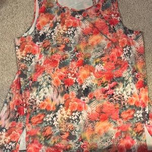Athleta Zephyr Refined Floral print Tank Top